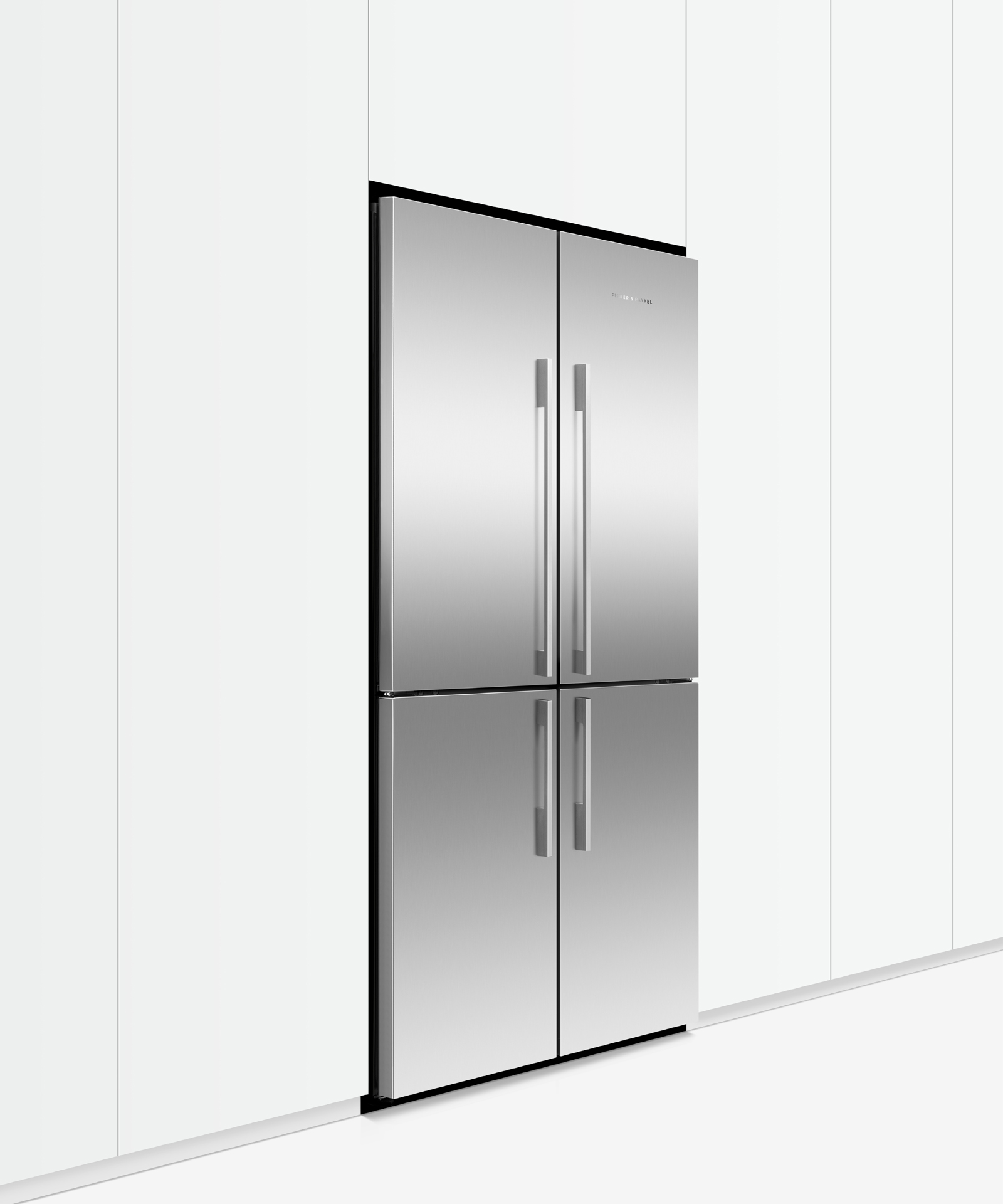 Freestanding Quad Door Refrigerator Freezer , 90.5cm, 605L