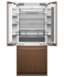 91cm Series 11 Integrated French Door Refrigerator Freezer, Ice & Water gallery image 2.0
