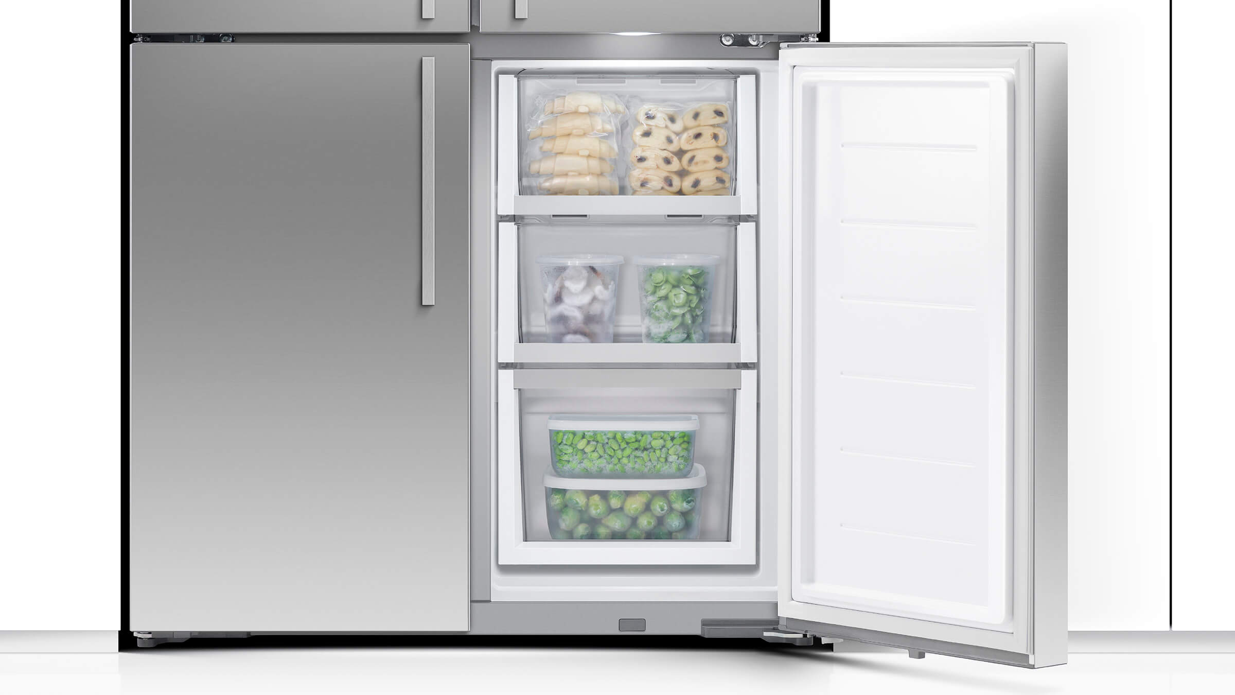 538L Series 7 Quad Door Refrigerator Freezer, Ice & Water