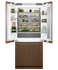 91cm Series 11 Integrated French Door Refrigerator Freezer, Ice & Water gallery image 5.0