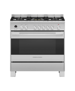 90cm Series 9<br>Contemporary 5 Burner Dual Fuel Pyrolytic Cooker
