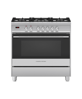 Freestanding Cooker, Dual Fuel, 90cm, 5 Burners
