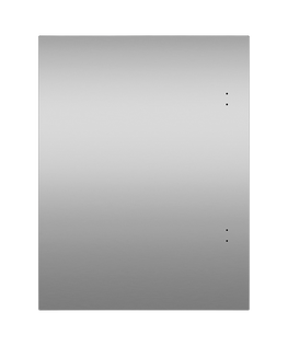 Solid Stainless Left-Hinge Door Panel for Integrated Undercounter Wine & Beverage, 60cm, hi-res