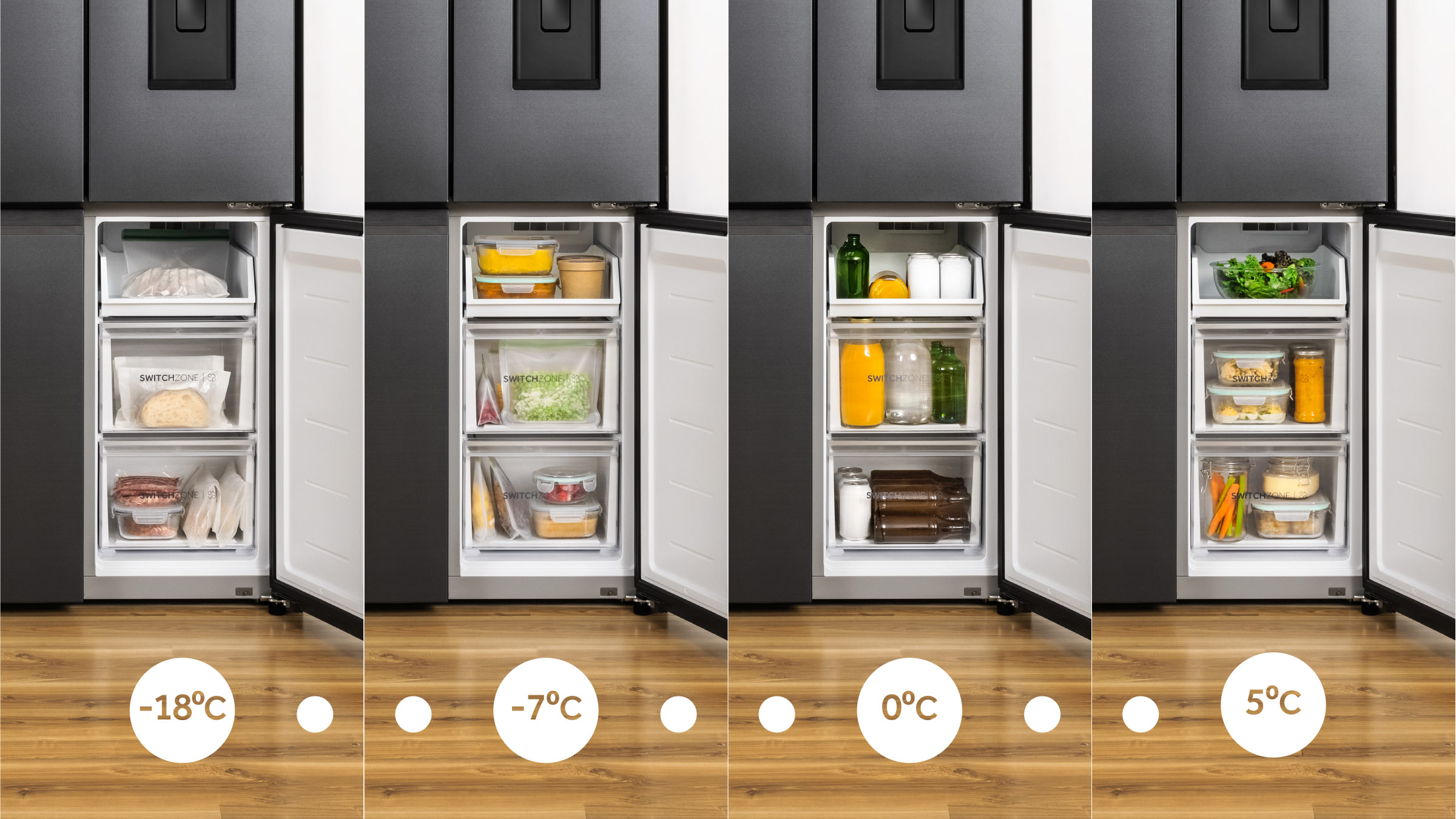 463L 600 Series Quad Door Refrigerator Freezer - HRF530YS | Haier