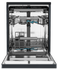 600 Series Freestanding Dishwasher, Steam, DualPower Spray Arm gallery image 3.0