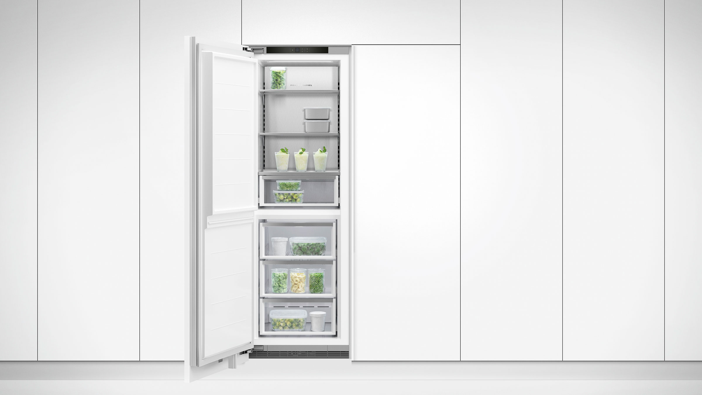 60cm Series 9 Integrated Dual Zone Freezer - RS6019F2L1 | Fisher