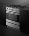 30" Series 9 Contemporary 4 Burner Dual Fuel Self-Cleaning Range gallery image 4.0