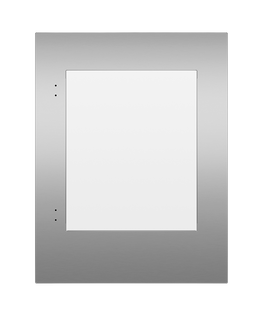 Framed Stainless Right-Hinge Door Panel for Integrated Undercounter Wine & Beverage, 24"
