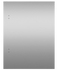 Solid Stainless Right-Hinge Door Panel for Integrated Undercounter Wine & Beverage, 24" gallery image 1.0