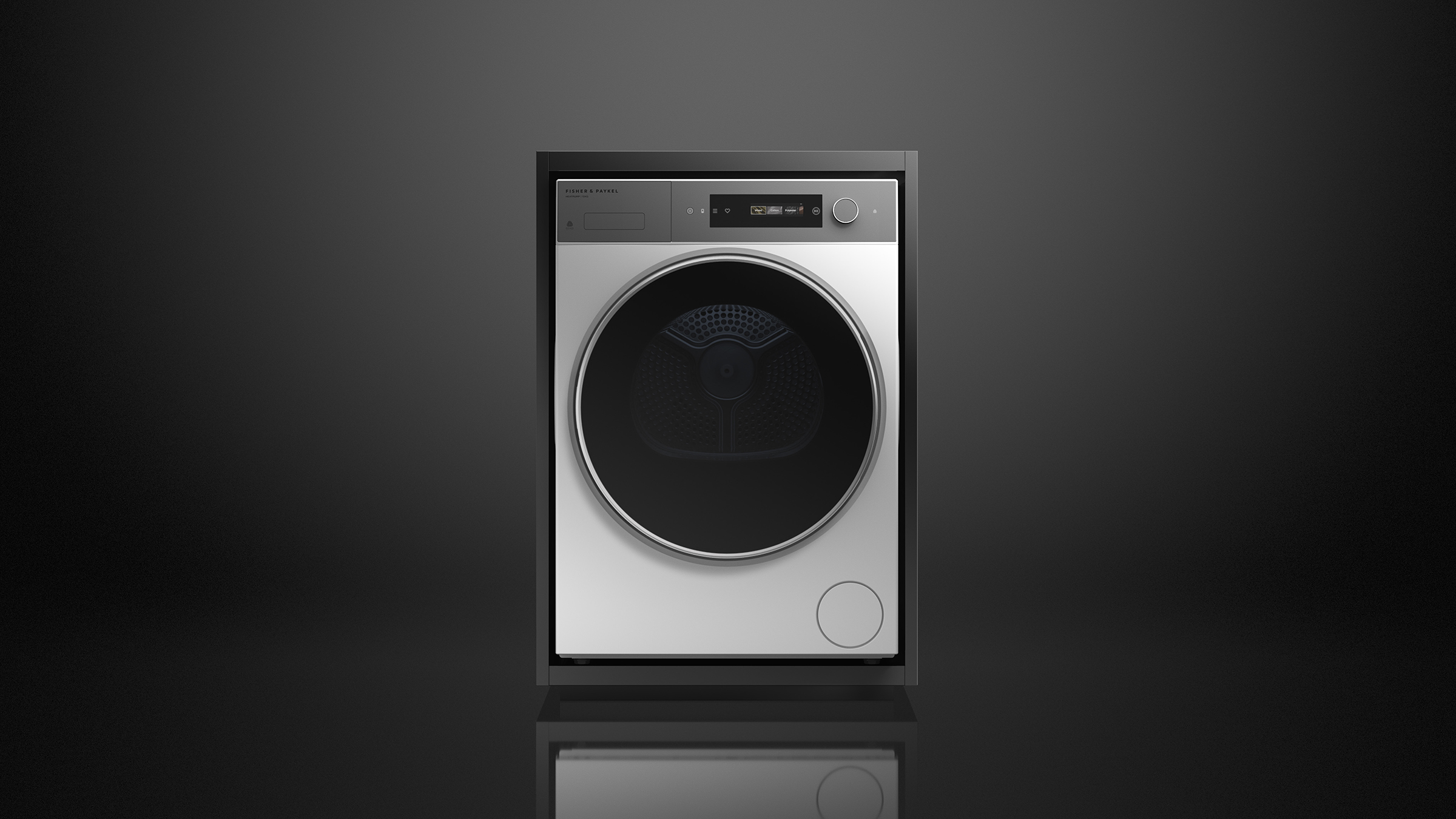 10kg Series 7 Contemporary Heat Pump Dryer, Woolmark Black, hero