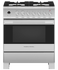 30" Series 9 Contemporary 4 Burner Dual Fuel Self-Cleaning Range gallery image 1.0