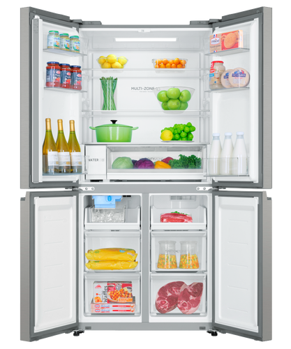 507L 600 Series Quad Door Refrigerator Freezer, Ice & Water