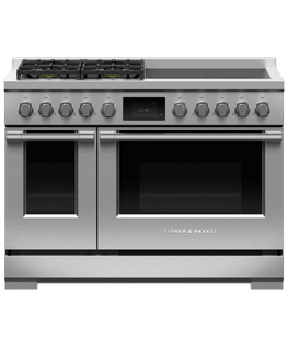 48" Series 11<br>Professional Dual Fuel 4 Burner + 4 Zone Induction Self-Cleaning Range