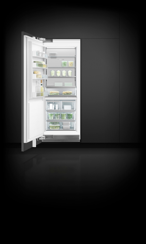 30" Series 9 Integrated Column Freezer, Ice, hero