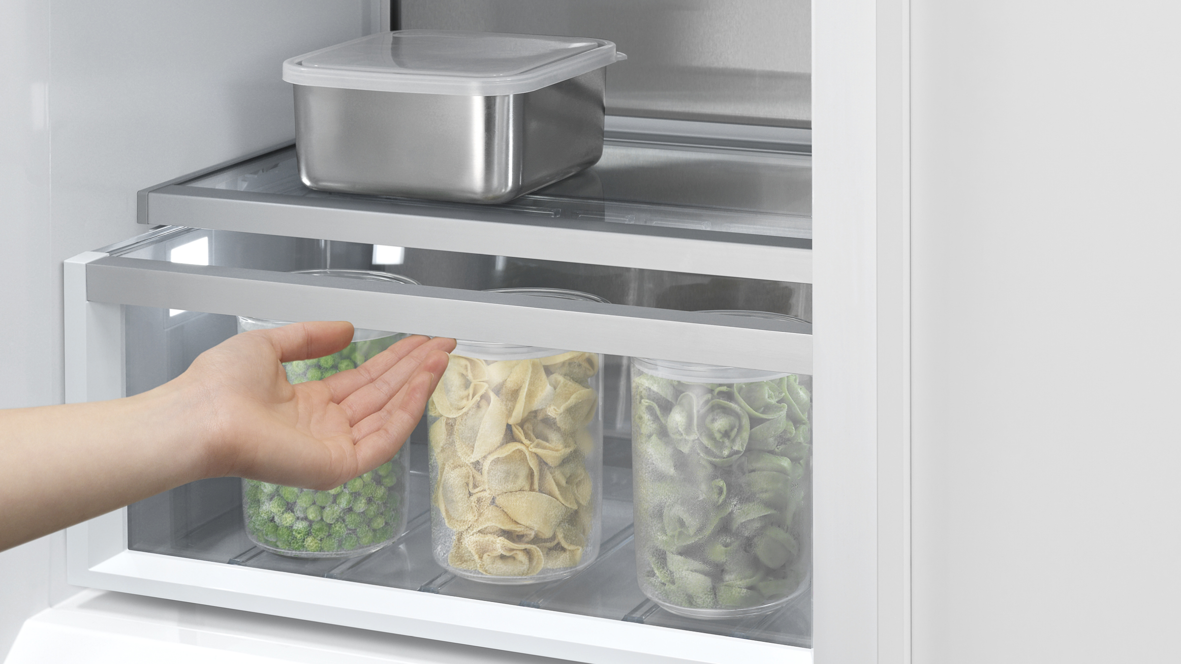 60cm Series 9 Integrated Triple Zone Freezer, Ice - RS6019F3LJ1