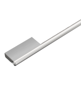 Contemporary Brushed Silver Handle, 24", hi-res