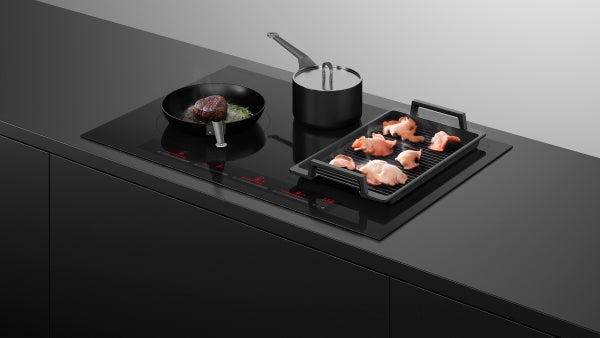 Large, flexible cooking area