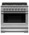 36" Series 7 Professional 6 Burner Gas Range, Natural Gas gallery image 1.0