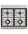30" Series 9 Contemporary 4 Burner Dual Fuel Self-Cleaning Range gallery image 3.0