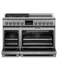 48" Series 11 Professional 4 Burner + 4 Zone Hybrid Self-Cleaning Range, NG gallery image 2.0