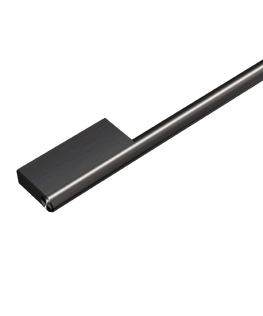Contemporary Brushed Black Handle, 24", hi-res