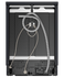 500 Series Freestanding Dishwasher, Steam gallery image 9.0