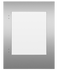 Framed Stainless Right-Hinge Door Panel for Integrated Undercounter Wine & Beverage, 24" gallery image 1.0