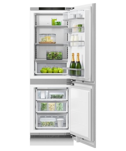 60cm Series 9 Integrated Refrigerator Freezer, Ice & Water