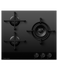 60cm Series 9 3 Burner Gas Cooktop, LPG gallery image 1.0
