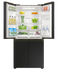 508L 600 Series Quad Door Refrigerator Freezer, Water, Non-plumbed gallery image 4.0