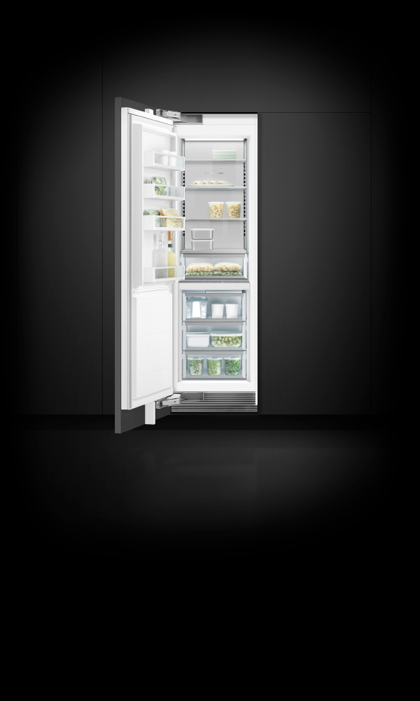 24" Series 9 Integrated Column Freezer, Ice, hero