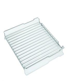 Drop down wire shelf