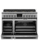 48" Series 9 Professional 8 Burner Dual Fuel Self-Cleaning Range, Natural Gas gallery image 2.0