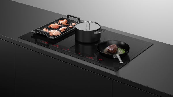 Large, flexible cooking area