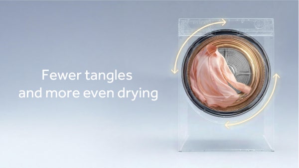Fewer tangles with Ultra Reverse Drum