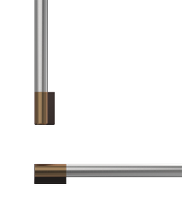 Professional Round Flush Handle Kit for Integrated Column Refrigerator or Freezer, hi-res