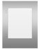 Framed Stainless Right-Hinge Door Panel for Integrated Undercounter Wine & Beverage, 60cm gallery image 1.0