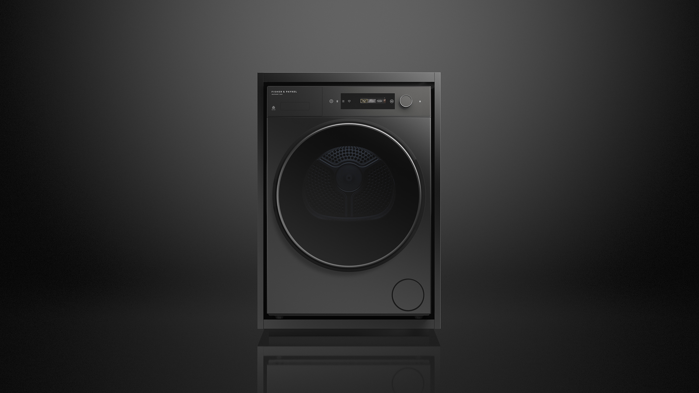 10kg Series 7 Contemporary Heat Pump Dryer, Woolmark Black, hero