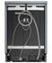 500 Series Freestanding Dishwasher, Hygiene gallery image 18.0
